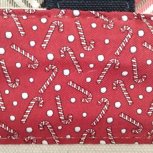 Vineyard Vines Candy Canes Wine Tote NWT